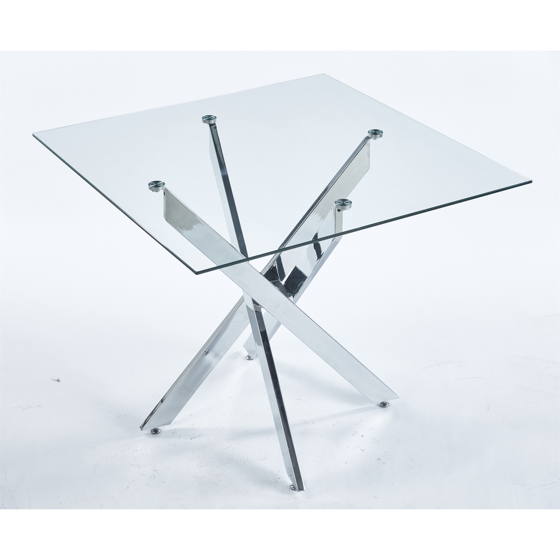 Dining Table,Modern Space Saving Kitchen Table,Square Table
