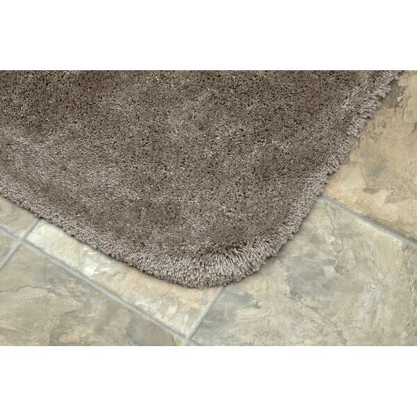 Shop Finest Luxury Taupe Ultra Plush Washable Bath Rug Runner Overstock 25719779