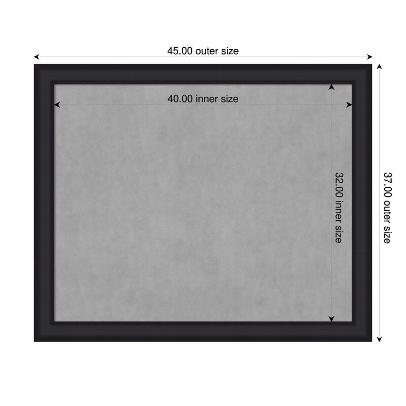 Amanti Art Oliver Black Framed - 45 x 37 in - Oliver Black
