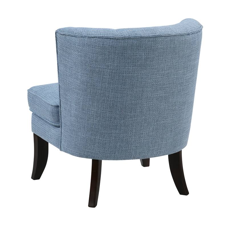 Astor 26" Textured Accent Chair - Button-tufted Chair Back