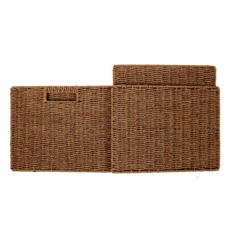 Trademark Innovations Foldable Storage Basket with Iron Wire Frame