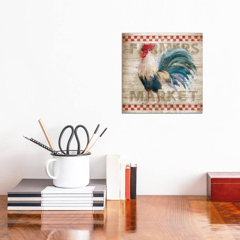 iCanvas "Morning Market" by Conrad Knutsen Canvas Print - 12x12x0.75