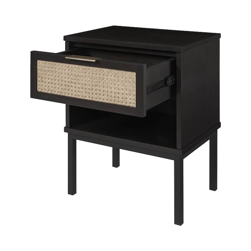 NPD Furniture Caine Rattan Nightstand