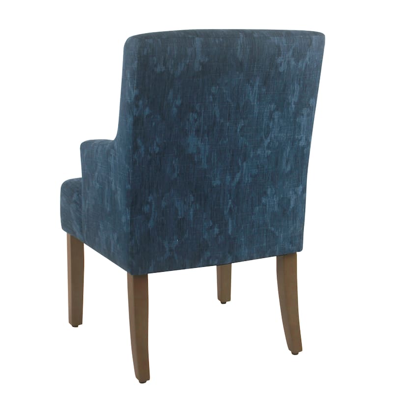 HomePop Meredith Dining Chair - Patterned Indigo