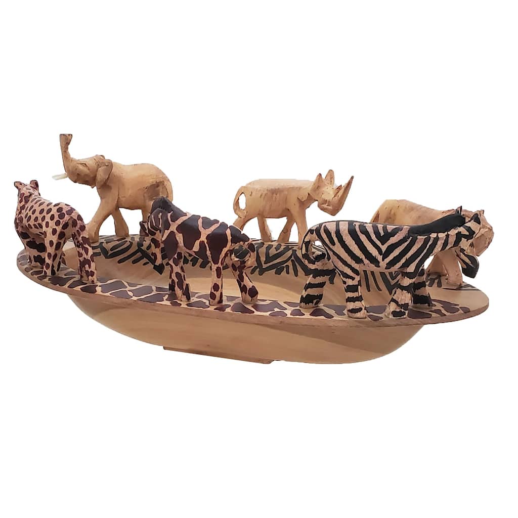 Wooden Safari Bowl