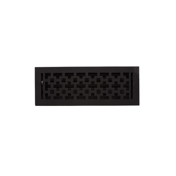 Shop Signature Hardware 943115 4 14 Durand Iron Floor Register 4
