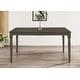 preview thumbnail 3 of 11, Franklin 7-pieces Dining Table and Chair Table Only - Taupe