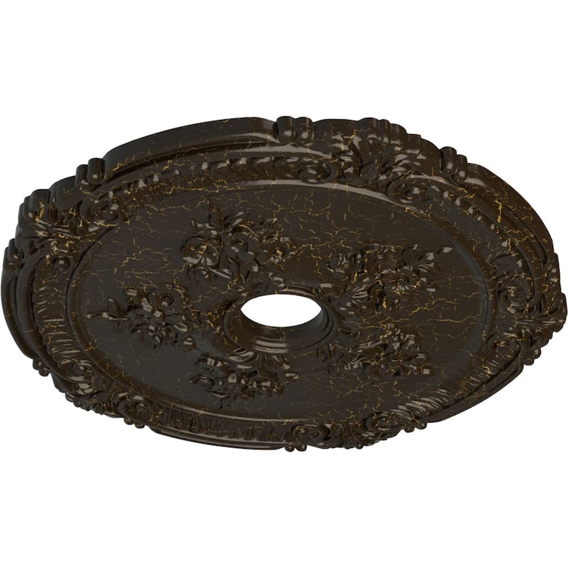 26"OD x 3 3/4"ID x 1 1/2"P Attica with Rose Ceiling Medallion