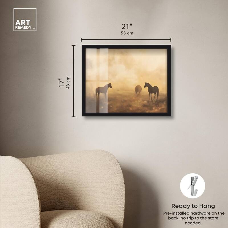 Equine Trio Shadowbox by Art Remedy