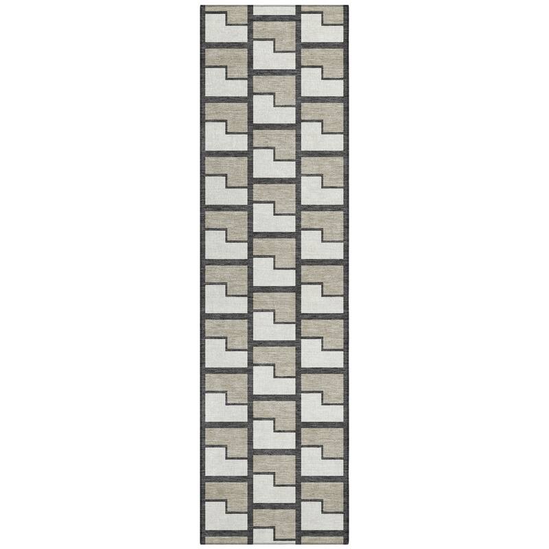 Machine Washable Indoor/ Outdoor Modern Cody Chantille Rug