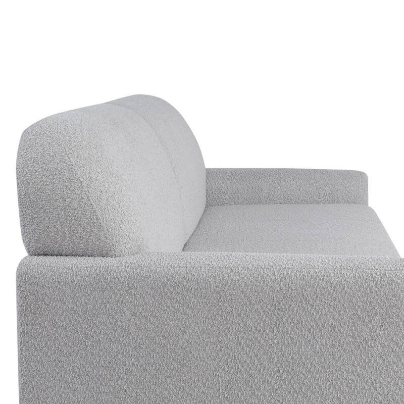 Serta Whitmore Convertible Sofa in Boucle Fabric