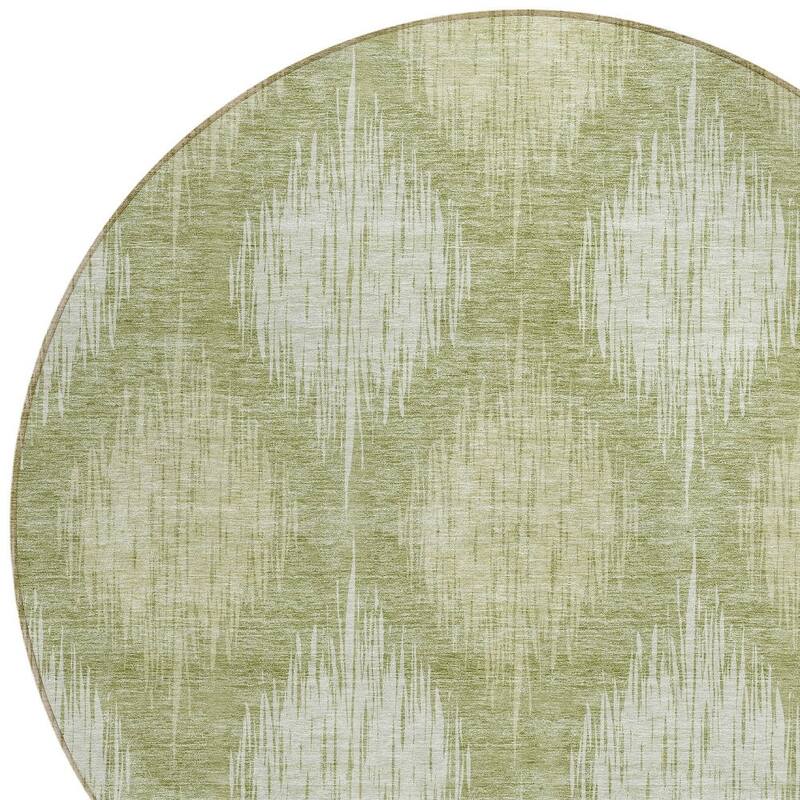 HomeRoots Ikat Transitional Rectangle Outdoor Rug
