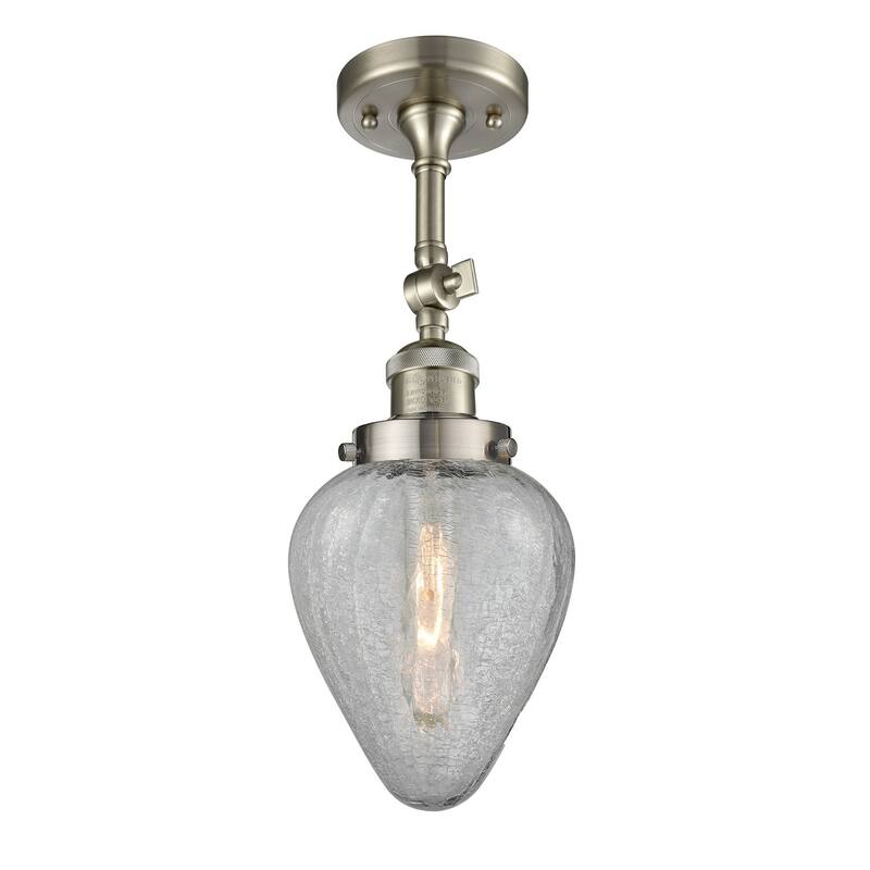 Innovations Lighting Geneseo Single Light 6-1/2" Wide Semi-Flush