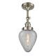 Option Brushed Satin Nickel / Clear Crackle