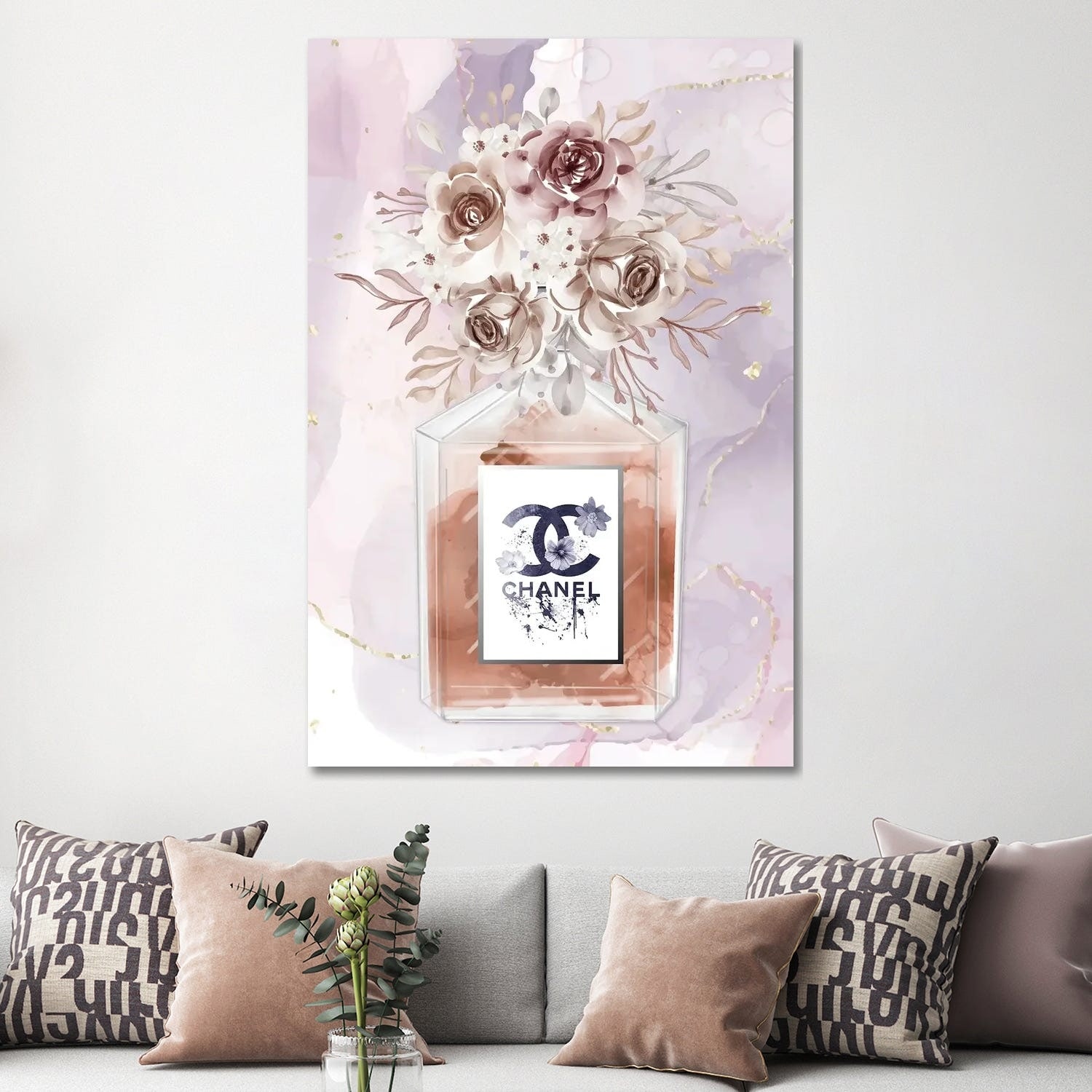 iCanvas Sweet Escape - CC Perfume by Artsy Bessy Canvas Print
