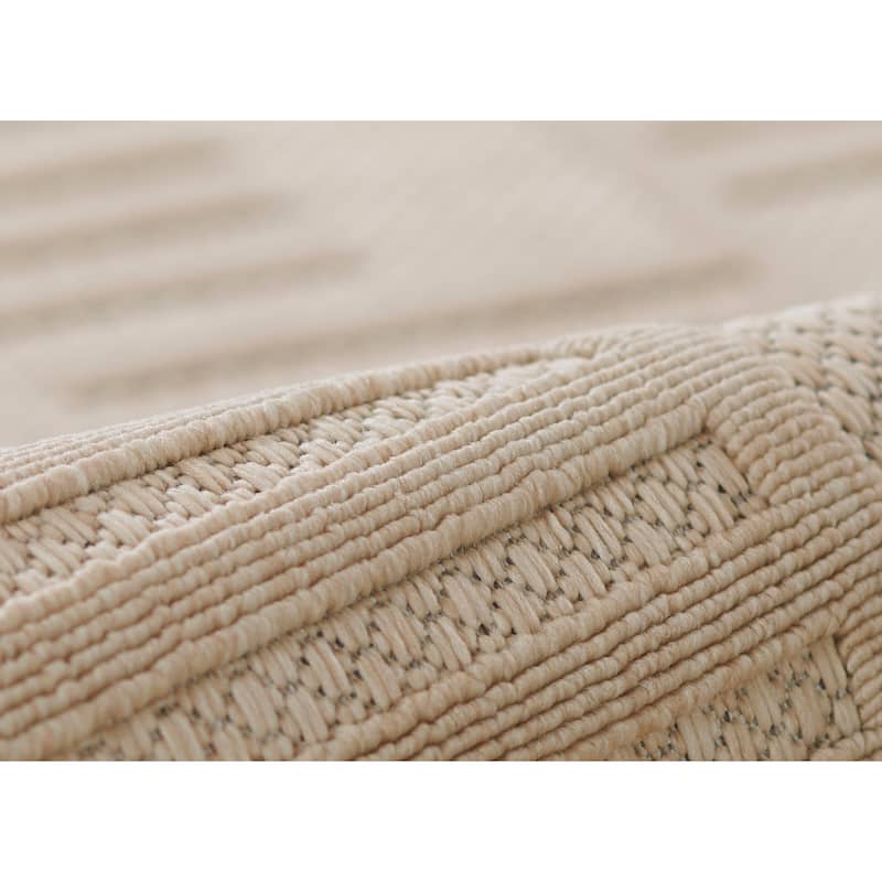 Momeni Vines Geometric Indoor Outdoor Rug