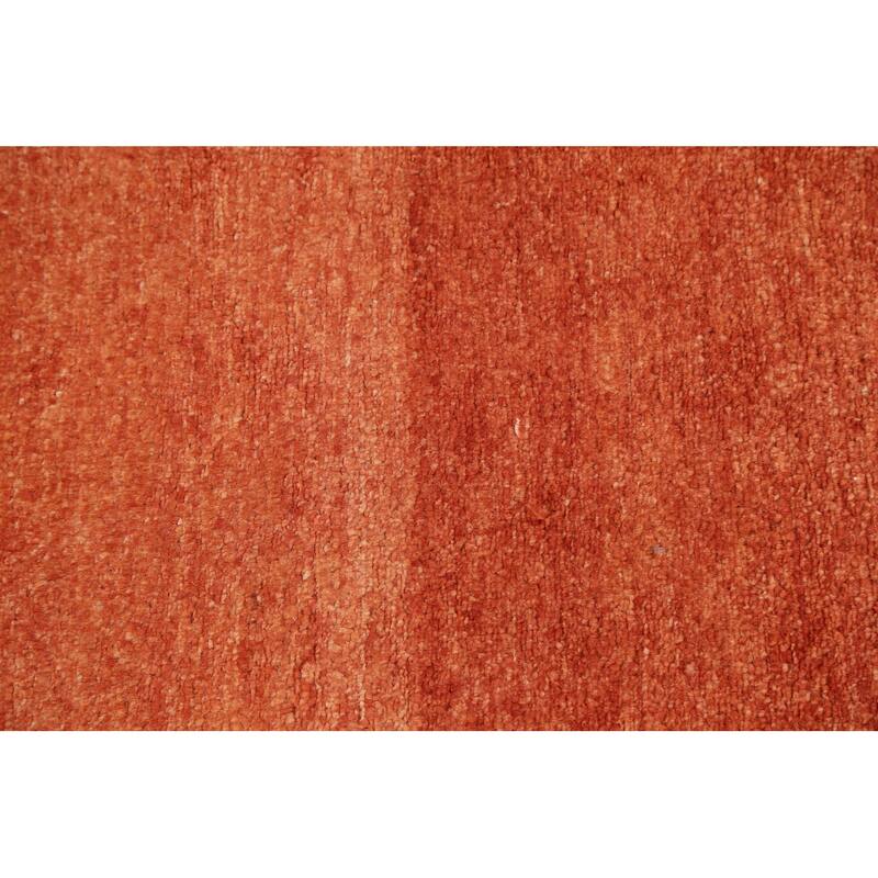 Contemporary Gabbeh Kashkoli Oriental Wool Runner Rug Hand-knotted - 3'2" x 15'7"