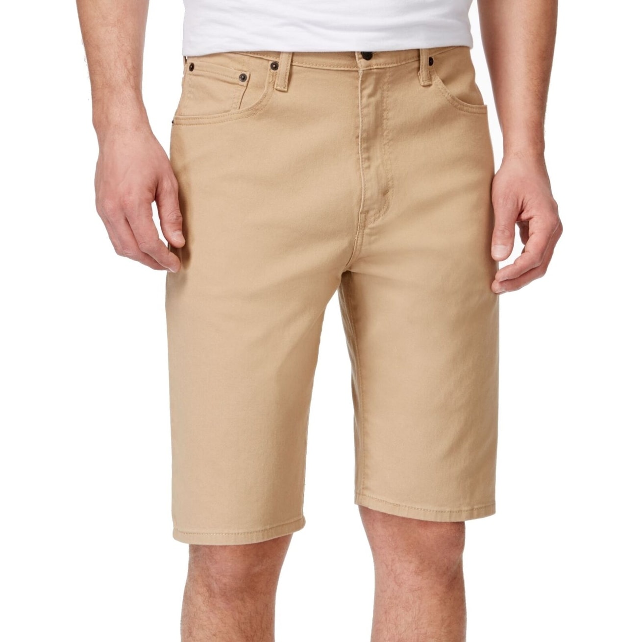 levi khaki shorts