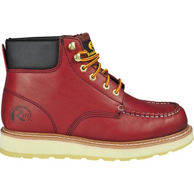 red work boots