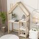 preview thumbnail 11 of 17, House-Shaped Wooden Writing Desk