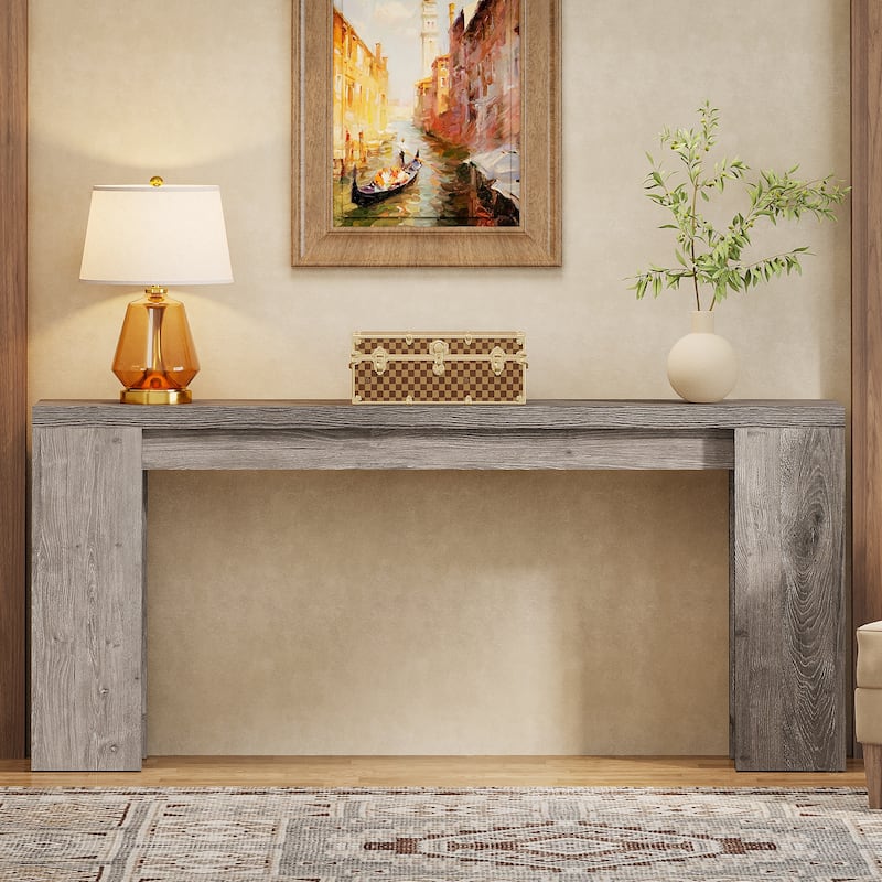 70.9" Long Console Sofa Table for Entryway Living Room - 11.81"D x 70.9"W x 33.5"H