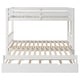 preview thumbnail 7 of 17, Convertible Twin Size Bunk Bed with Pull-out Trundle, Wood Bunk Bed with Staircase and Guardrails, 3-in-1 Sleeper for Guest Room