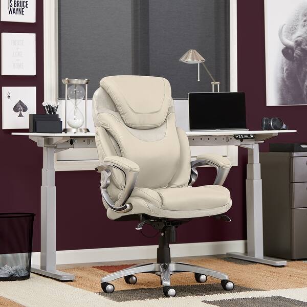 Serta Works Executive Office Chair With Air Technology Overstock 18097230