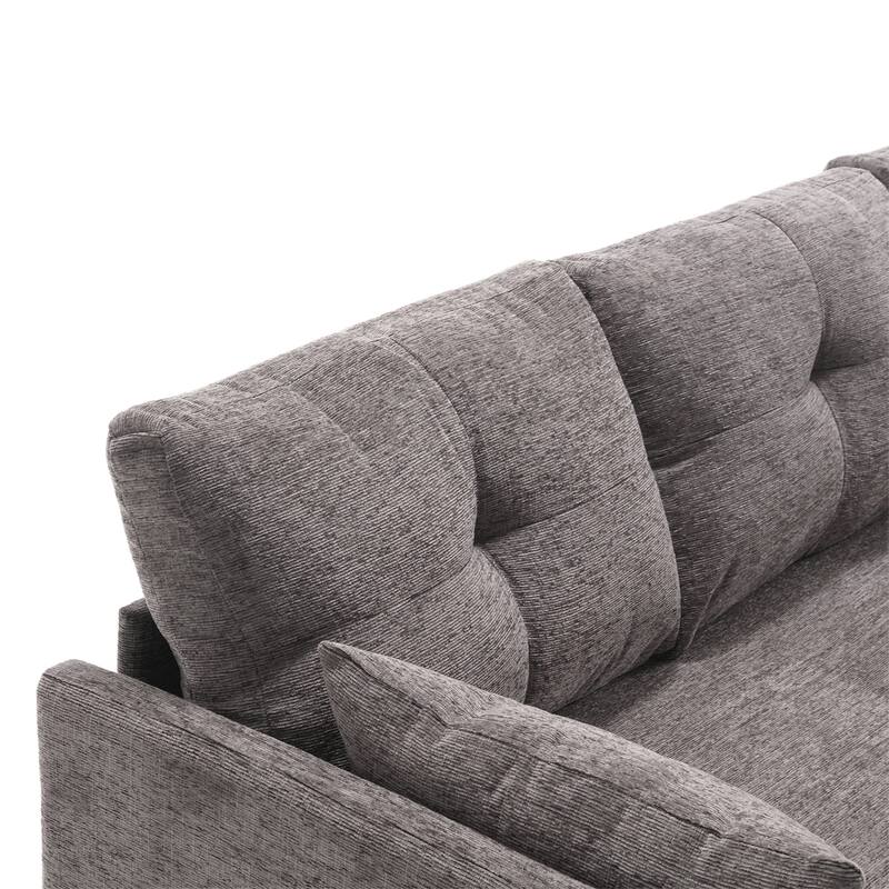 Modular Sectional Sofa L Shaped Modular Couch with Reversible Chaise