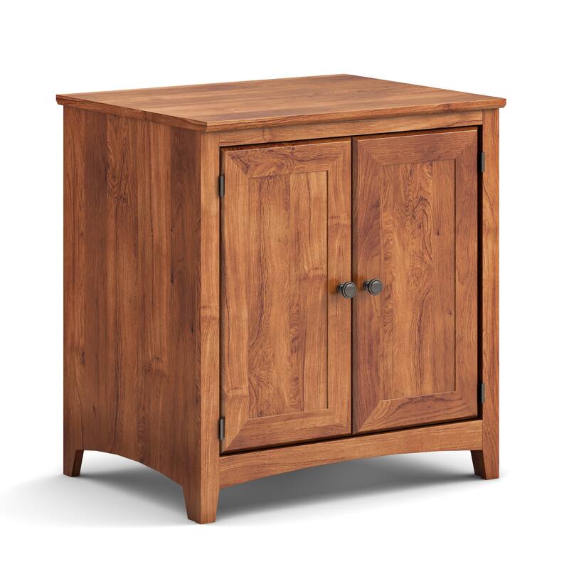 Arch+Haven Solid Wood 2 Door Cabinet