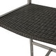 preview thumbnail 16 of 16, Cape Coral Outdoor 3-piece Bar Set with Glass Table Top by Christopher Knight Home