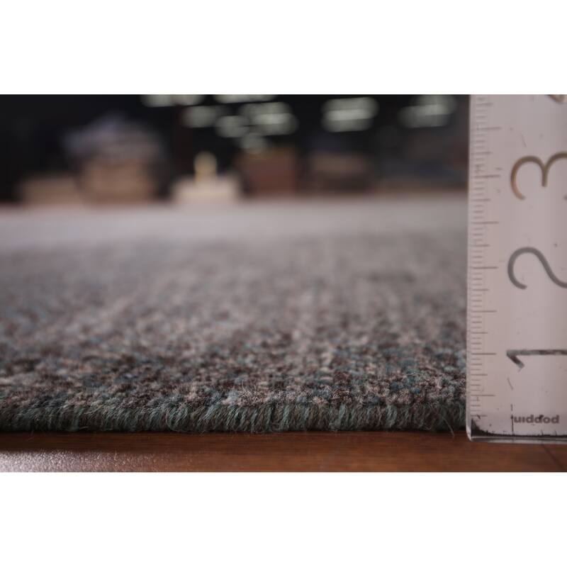 Gabbeh Modern Area Rug Hand-Knotted Wool Carpet - 9'0" X 12'3"