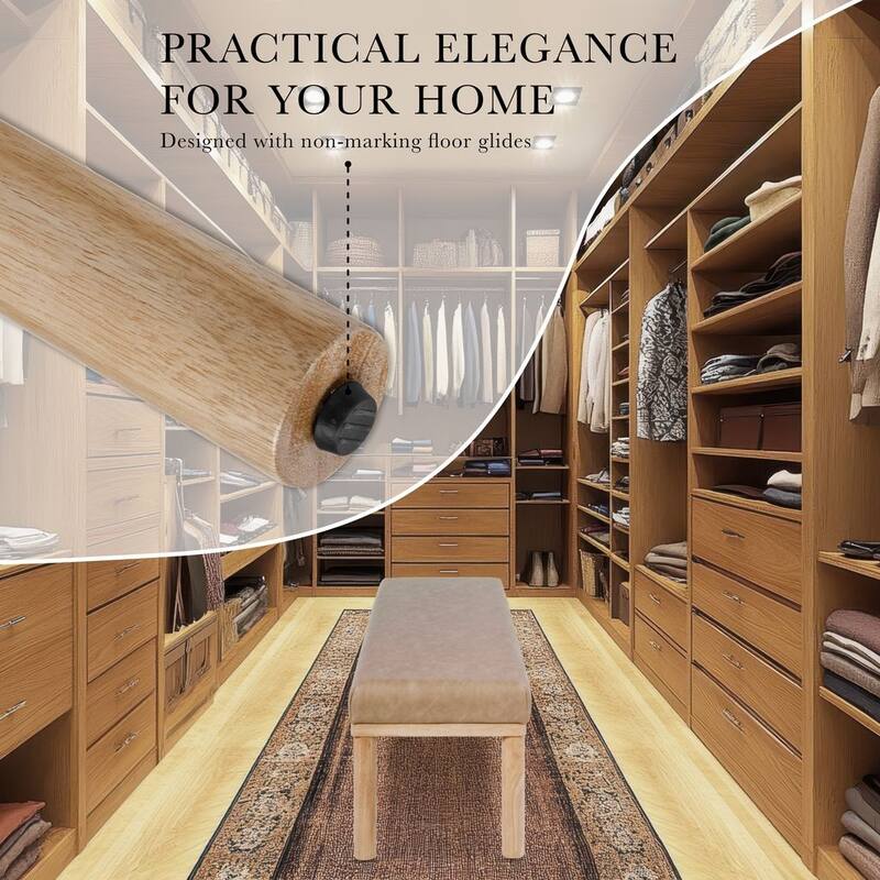 HomePop Oslo Upholstered Bench