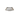 White Porcelain Square Salad Bowl with Gold Edge 11"