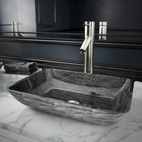 VIGO Grant Single-Handle Single Hole Bathroom Vessel Sink Faucet