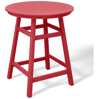 Laguna Hdpe All Weather Outdoor Patio 35" Round Counter Table