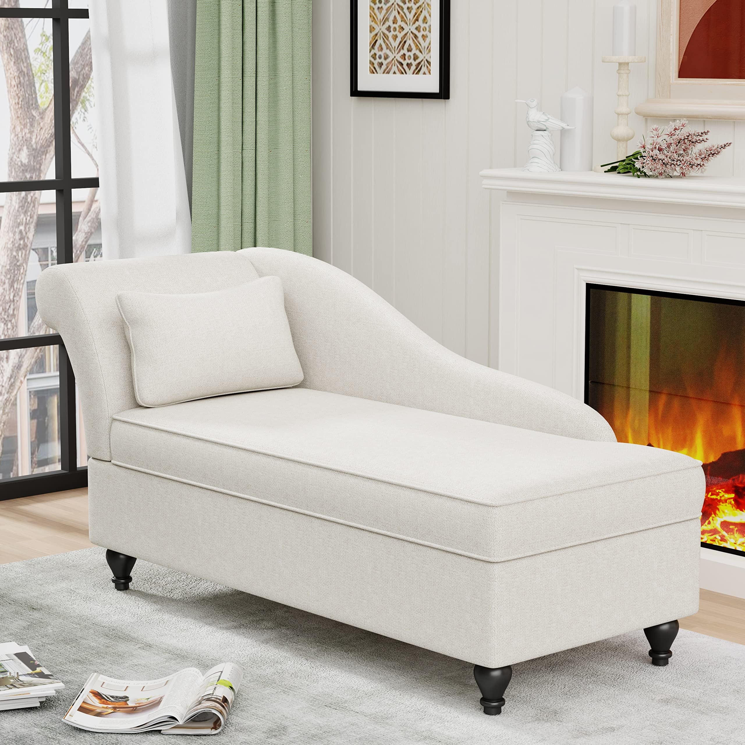 Chaise lounge sofa hotsell with storage