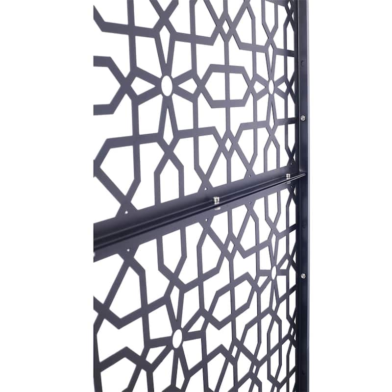 Outdoor & Indoor Privacy Screen Metal Privacy Screen 76" H×48" W