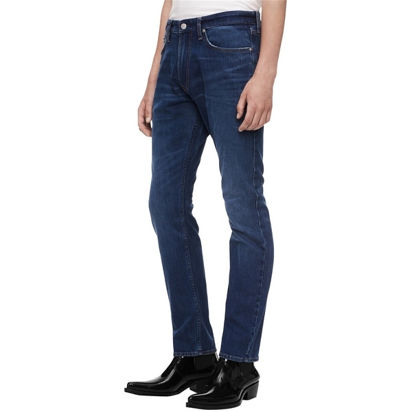 Calvin Klein Mens Athletic Tapered Relaxed Jeans, blue, 31W x 30L - 31W x 30L. Opens flyout.