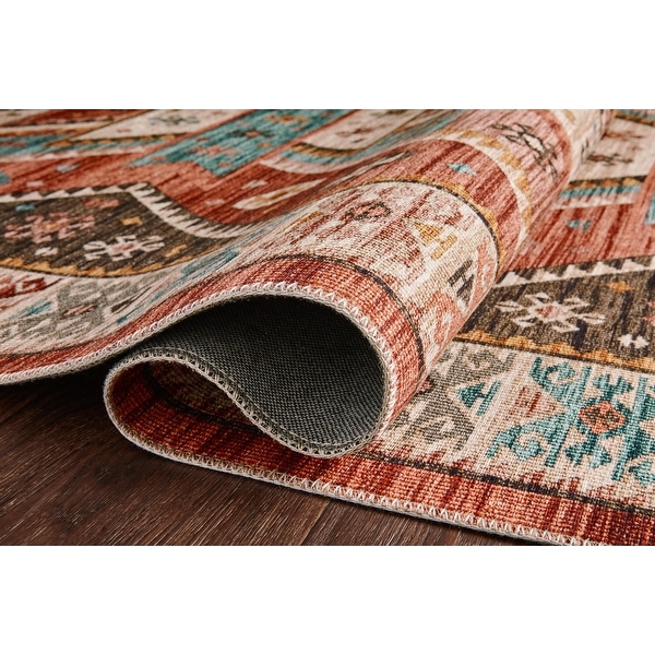 Alexander Home Escalante Printed Southwestern Aztec Area Rug - On