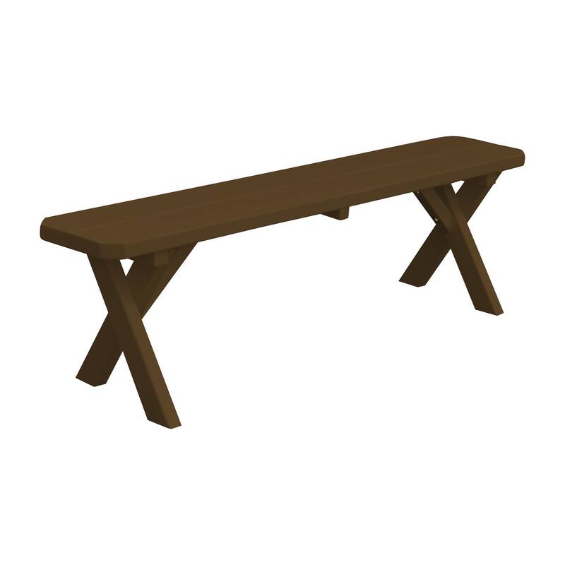 Pine 5' Crossleg Bench