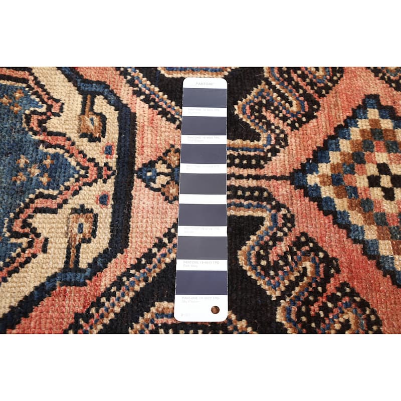 ECARPETGALLERY Hand-knotted Konya Anatolian Dark Navy Wool Rug - 2'11 x 10'2