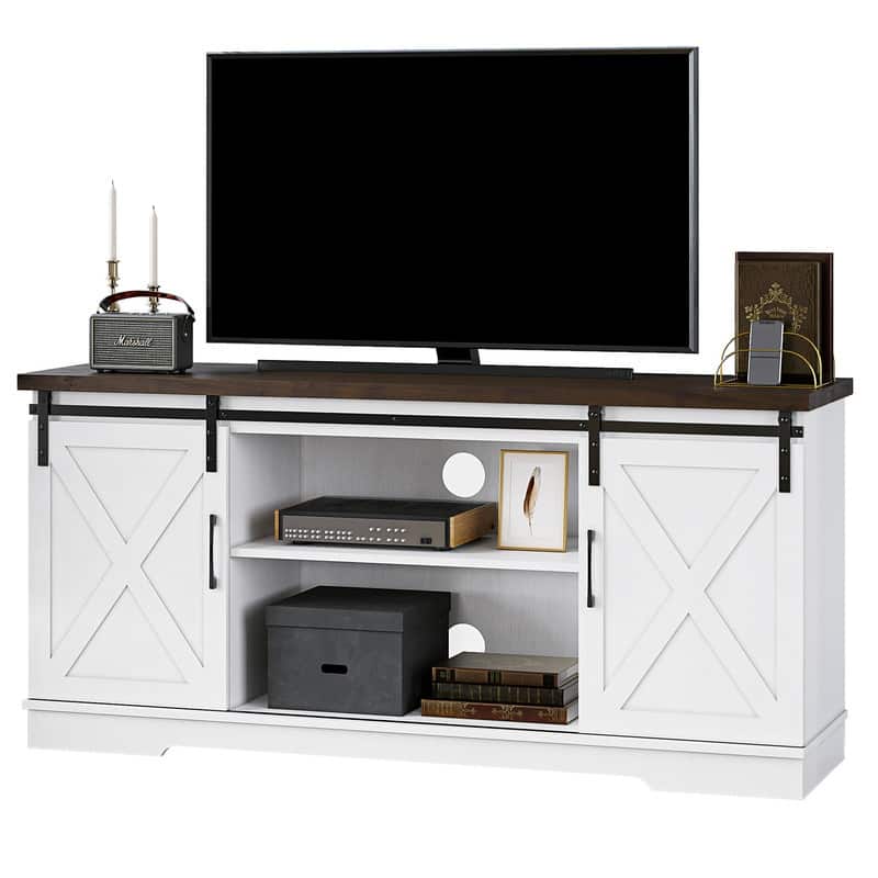 Barn Door TV Cabinet