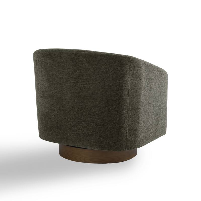 Modern 360°Swivel Barrel Chair