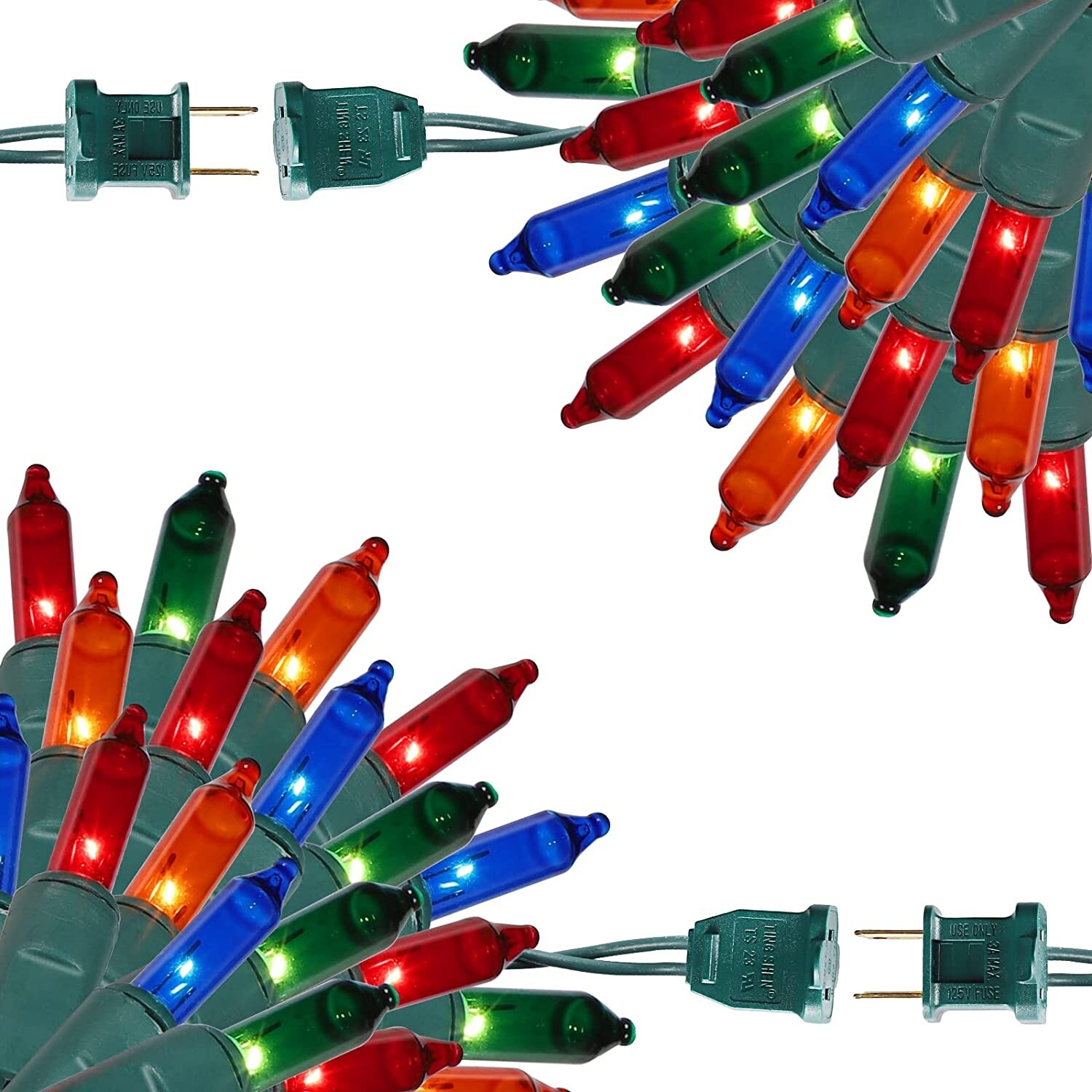 【新作入荷!!】  Lights, Christmas Incandescent Pack 2 Total Count 300 69.6ft 水着・ラッシュガード