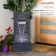 preview thumbnail 5 of 8, Alpine Corporation 32" Tall Cascading Stone Wall Fountain Decoration with LED Lights
