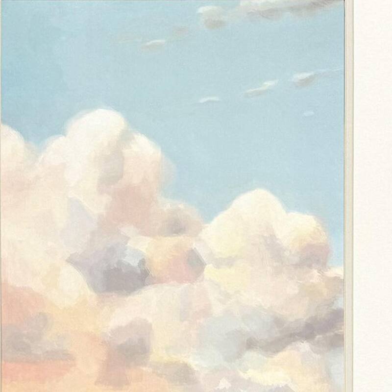 HomeRoots Set Of Two Land and Sea Brown Framed Wall Art