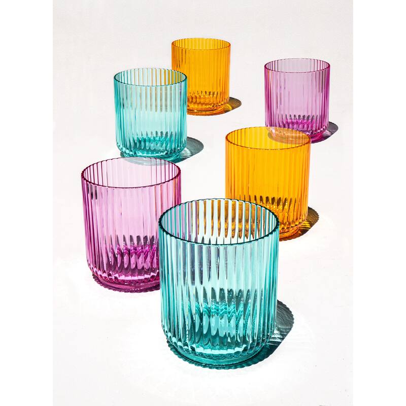 Mesa DOF, Multi-Color, Set of 6 Drinkware