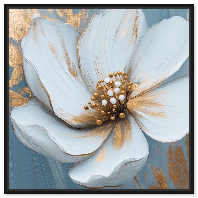 Purest Pollen II Canvas by Art Remedy - 24" x 24" - Black