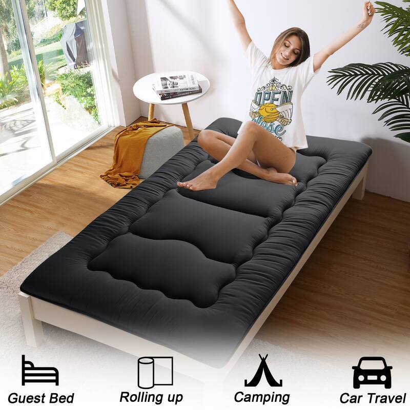 Japanese Futon Floor Mattress, Japanese Style Floor Mattress Sleeping Mattress Pad Tatami Mat