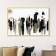 preview thumbnail 22 of 20, Oliver Gal 'Glamorous San Francisco' Cities and Skylines Wall Art Framed Print United States Cities - Black, Gold 54 x 36 - Gold